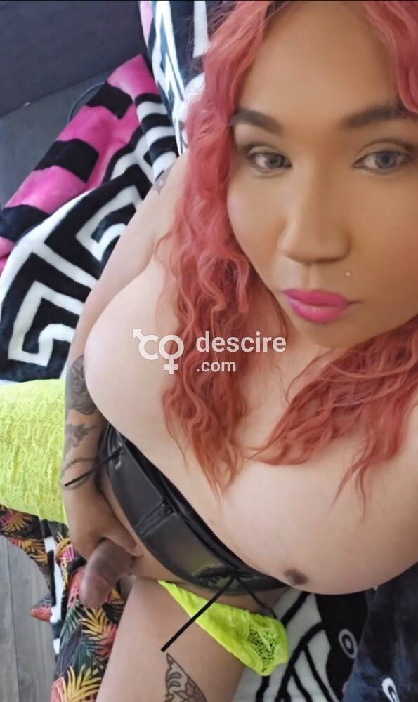 Transexual with tits ass and throbbing 7X4.5UC cock ready for u str8 men