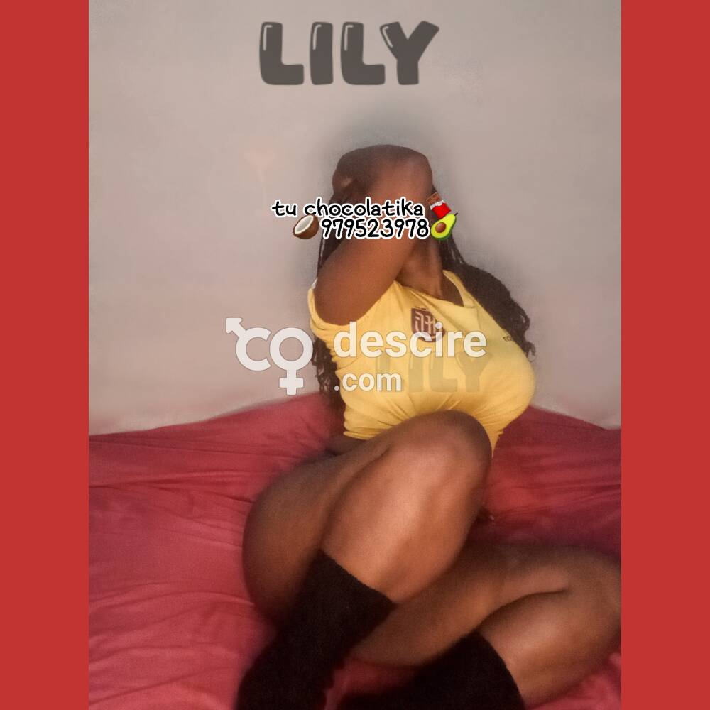Negra rica Lily resien llegada a Tu hermosa ciudad